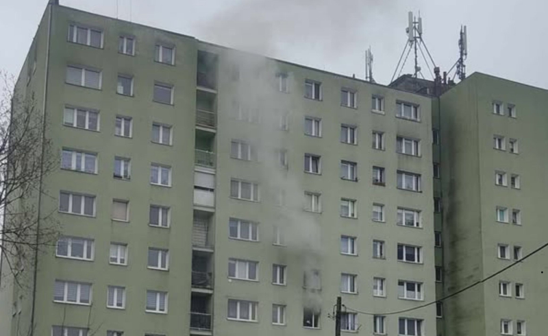 13/13 Pożar mieszkania przy ul. Gwiaździstej w Gorzowie