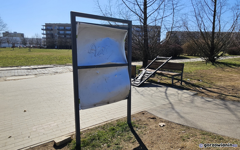 10/14 Zdewastowany pumptrack w parku 750-lecia