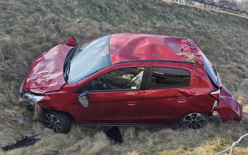 3/4 Dachowanie mitsubishi na S3