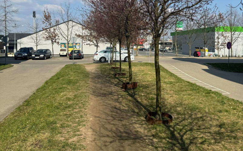 3/8 Dzikie schody i wydeptana ścieżka do Vendo Parku