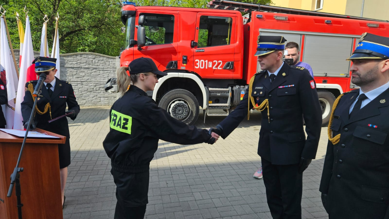 7/8 Ślubowanie nowych strażaków w Gorzowie