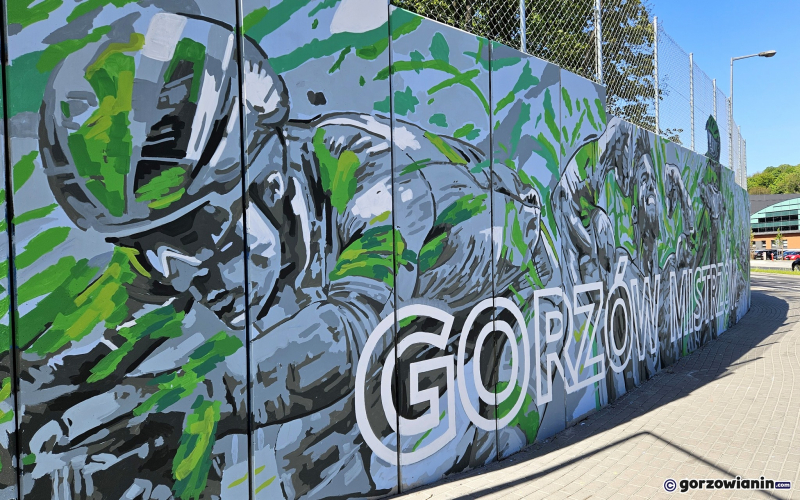 3/23 Mural Gorzów Mistrzów obok Słowianki gotowy