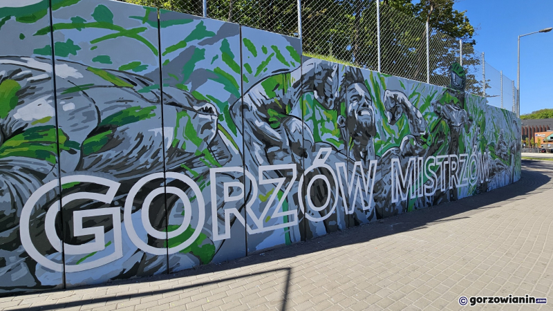 4/23 Mural Gorzów Mistrzów obok Słowianki gotowy