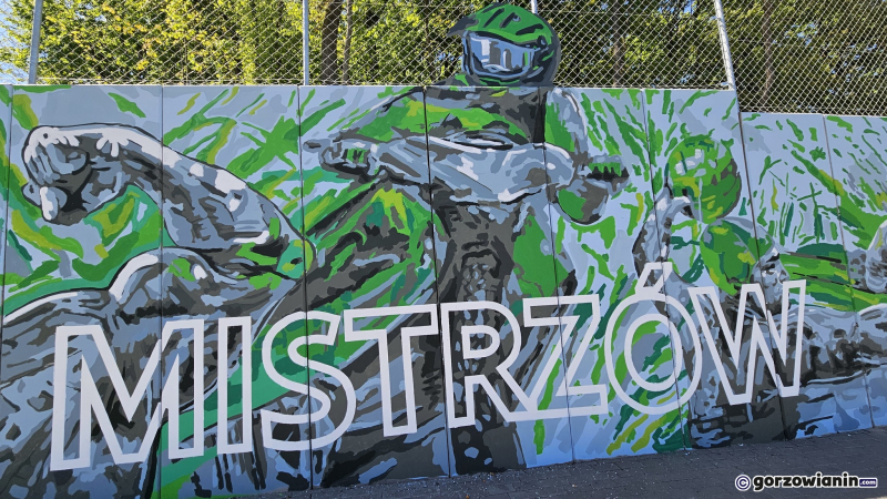 6/23 Mural Gorzów Mistrzów obok Słowianki gotowy