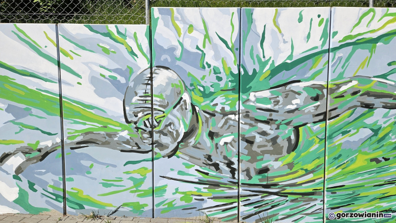 7/23 Mural Gorzów Mistrzów obok Słowianki gotowy