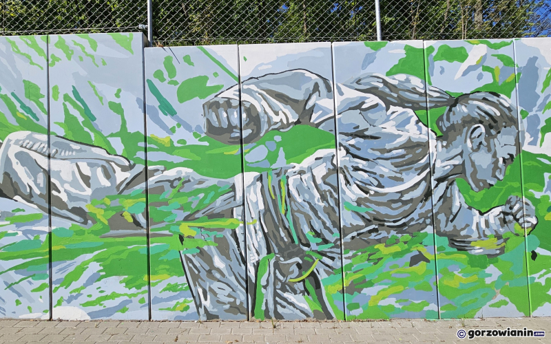 12/23 Mural Gorzów Mistrzów obok Słowianki gotowy