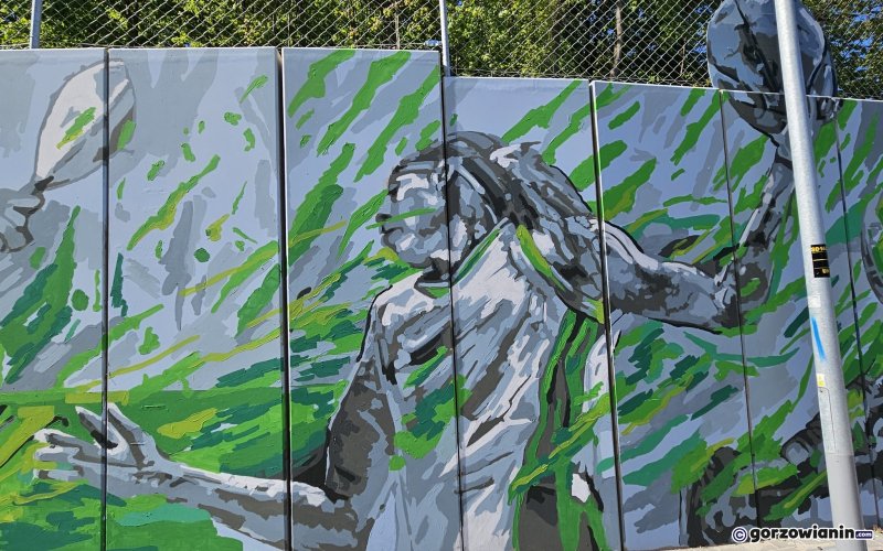 16/23 Mural Gorzów Mistrzów obok Słowianki gotowy