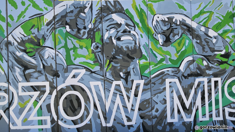 19/23 Mural Gorzów Mistrzów obok Słowianki gotowy