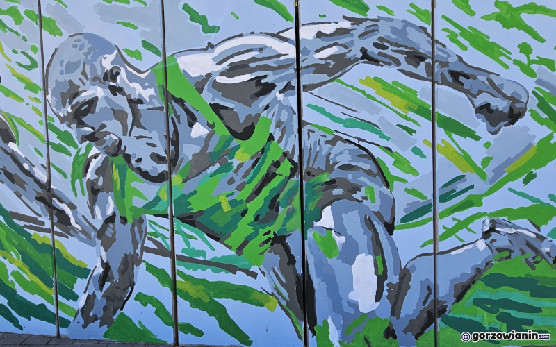 23/23 Mural Gorzów Mistrzów obok Słowianki gotowy