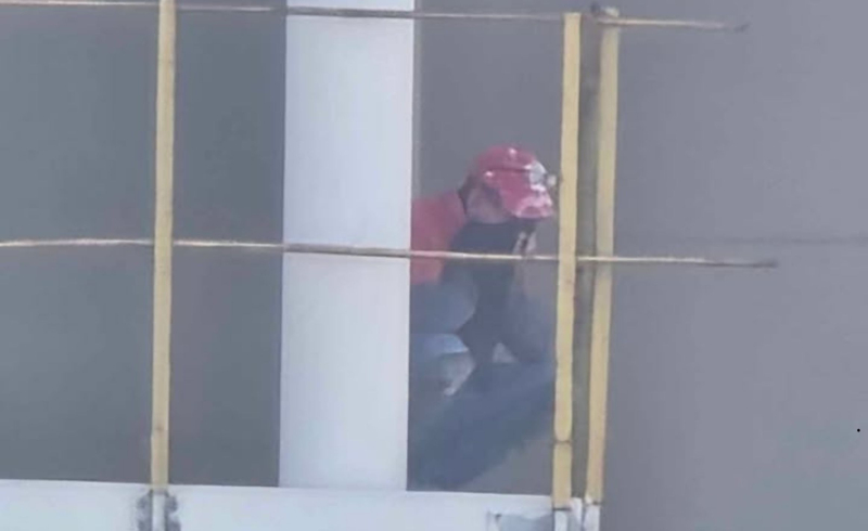 4/16 Pożar na terenie budowy na os. Europejskim w Gorzowie