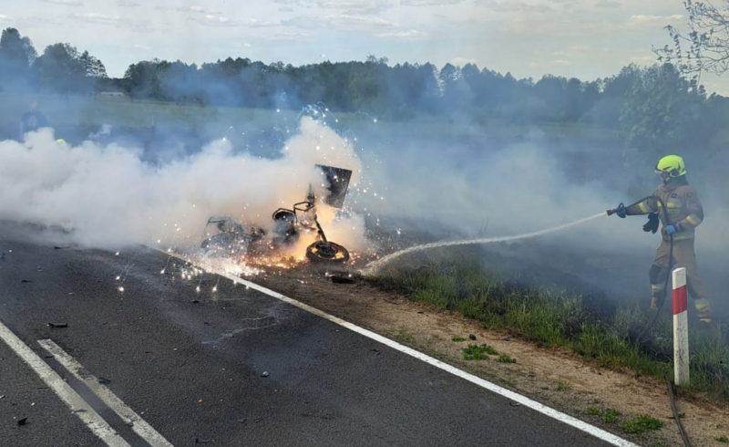 5/7 Śmiertelny wypadek na DW158. Nie żyje motocyklista