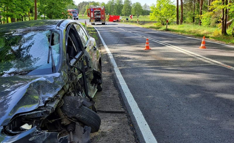 7/7 Śmiertelny wypadek na DW158. Nie żyje motocyklista