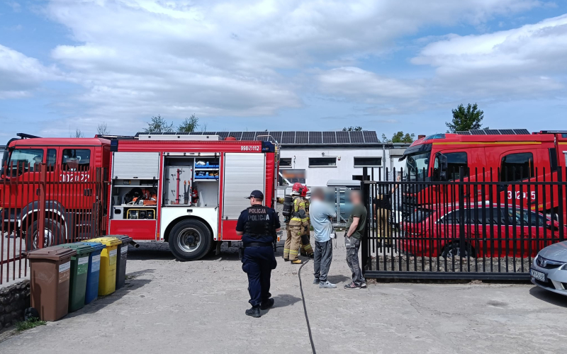 5/5 Pożar stolarni przy ul. Ryskiej w Gorzowie
