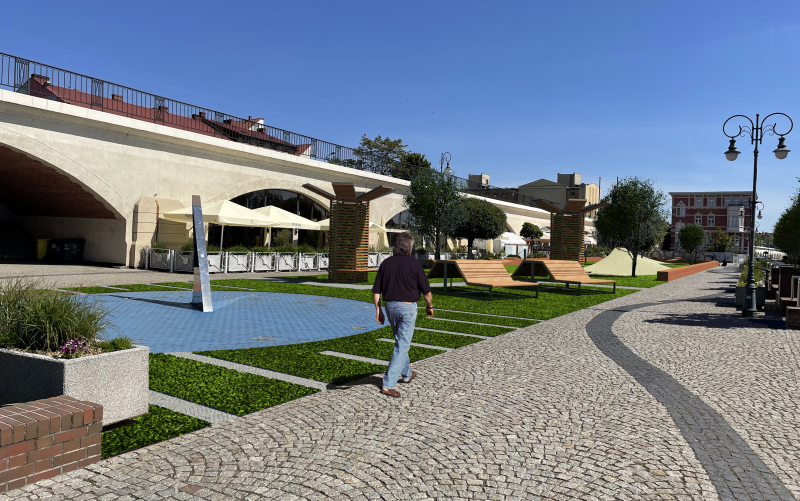 3/4 Wizualizacje Bulwaru Wschodniego po remoncie