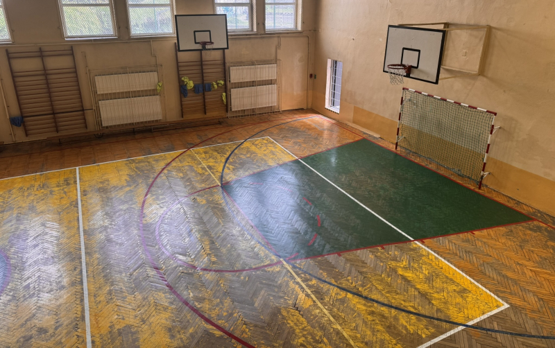 4/5 Sala gimnastyczna w Zespole Szkół Elektrycznych