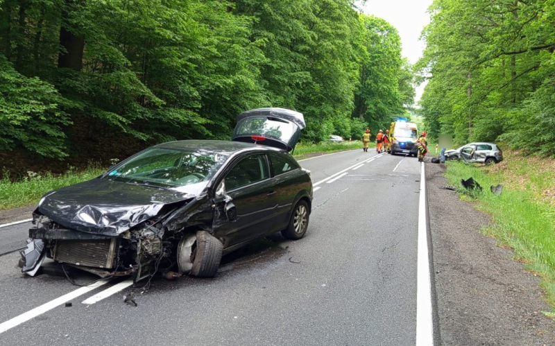 8/8 Wypadek na DK22 koło Długiego