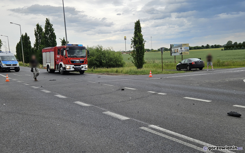 6/8 Wypadek na Kasprzaka. Zderzenie skody i motocyklisty