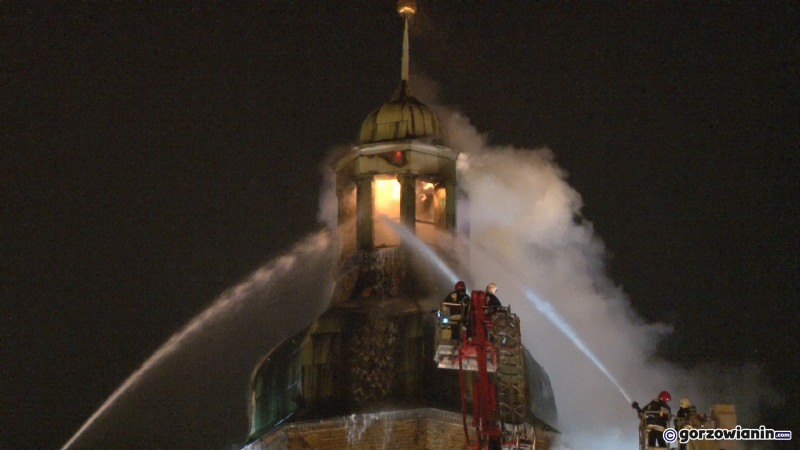 4/10 Wspomnienie pożaru gorzowskiej katedry. Zdjęcia z lipca 2017