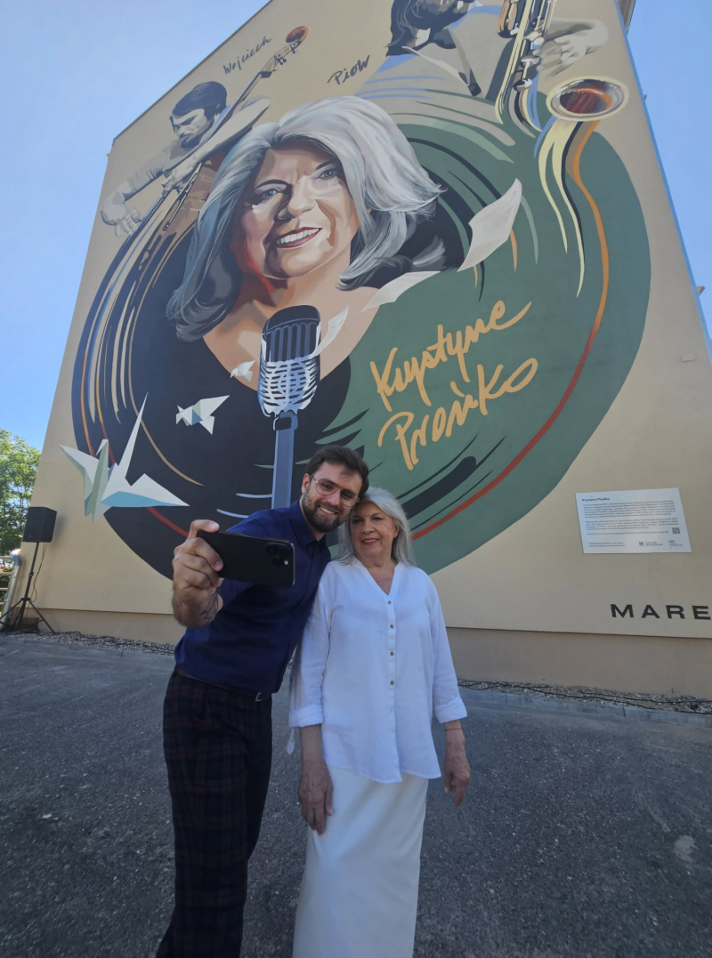 5/8 Mural Krystyny Prońko w Gorzowie