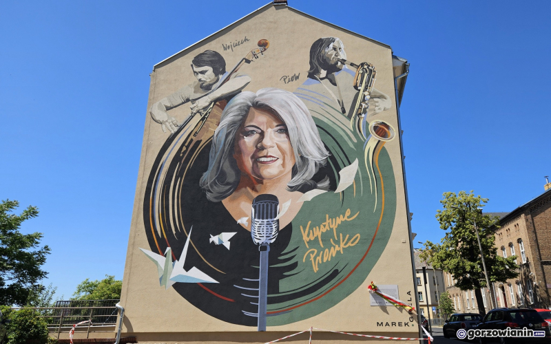 8/8 Mural Krystyny Prońko w Gorzowie