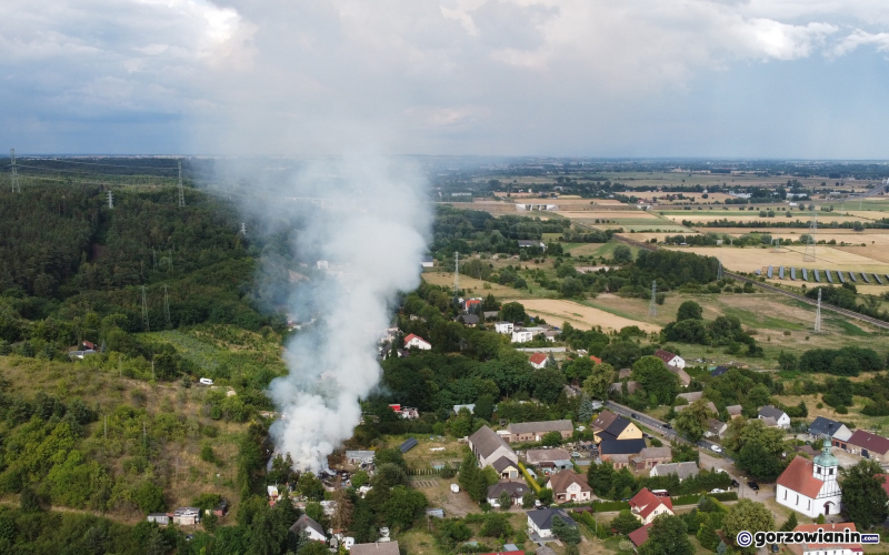 4/6 Pożar przy ul. Strumykowej w Łupowie