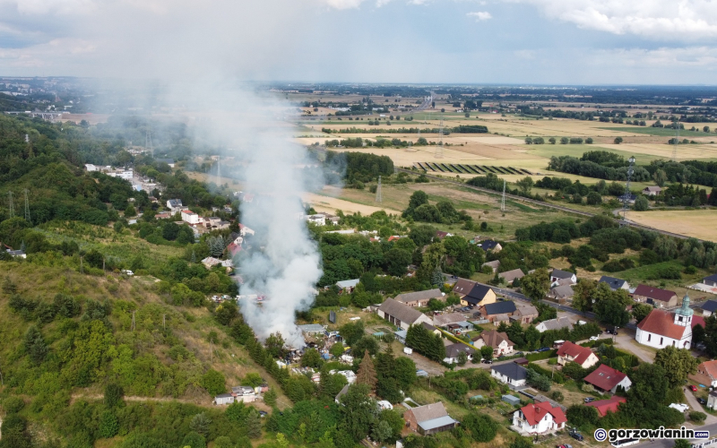 5/6 Pożar przy ul. Strumykowej w Łupowie