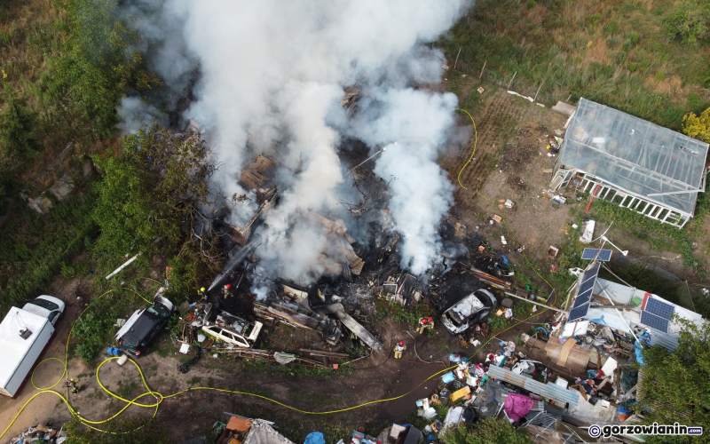6/6 Pożar przy ul. Strumykowej w Łupowie