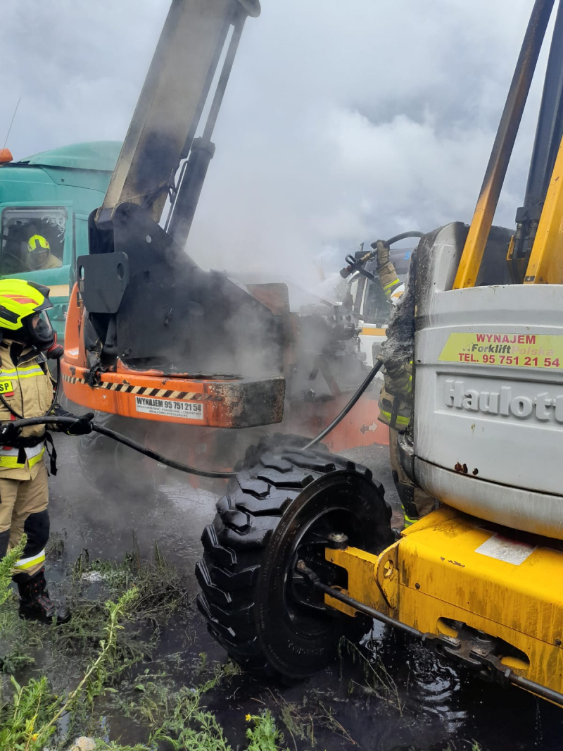 6/6 Pożar podnośników w Brzozowcu