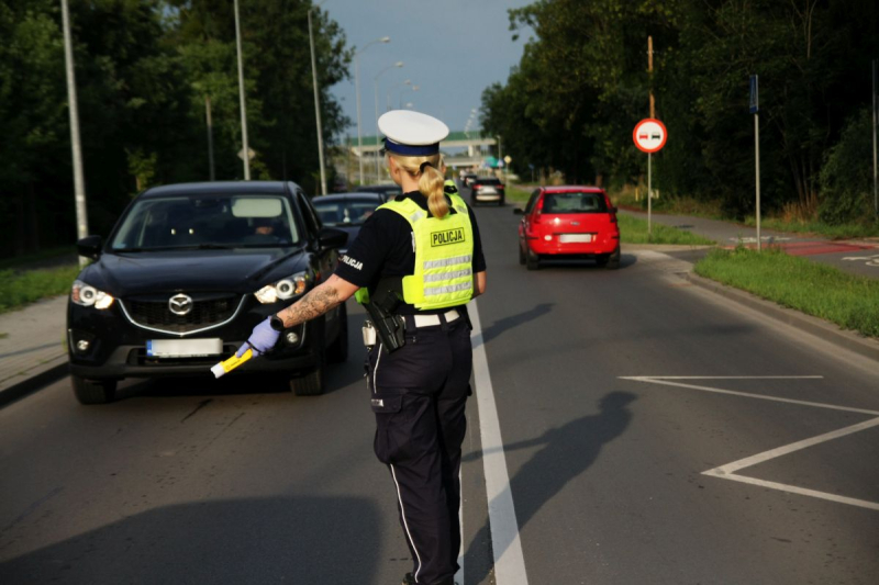 7/11 Akcja trzeźwy poranek przy Kostrzyńskiej w Gorzowie