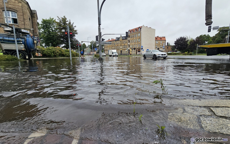 4/9 Zalana ul. Grobla w Gorzowie