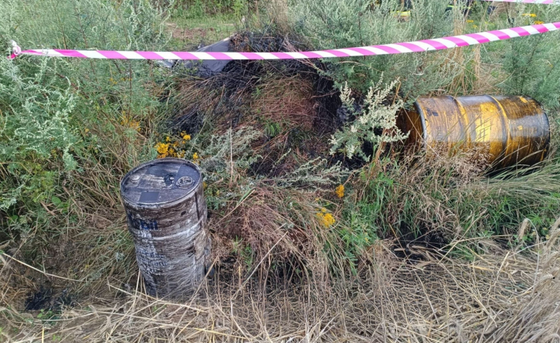 9/9 Porzucone beczki z olejem w gminie Santok