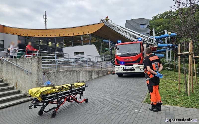 3/8 Wypadek na dachu Słowianki w Gorzowie
