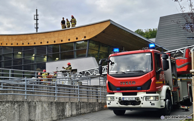 5/8 Wypadek na dachu Słowianki w Gorzowie