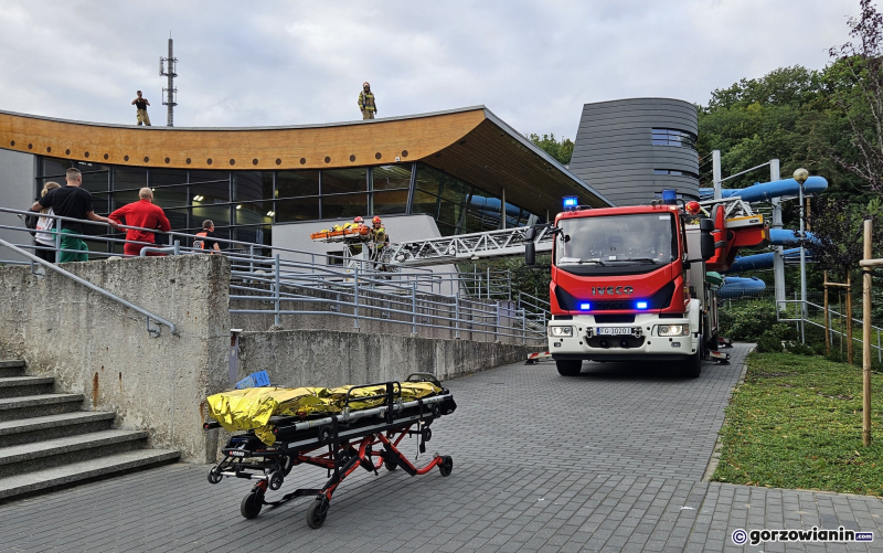 6/8 Wypadek na dachu Słowianki w Gorzowie