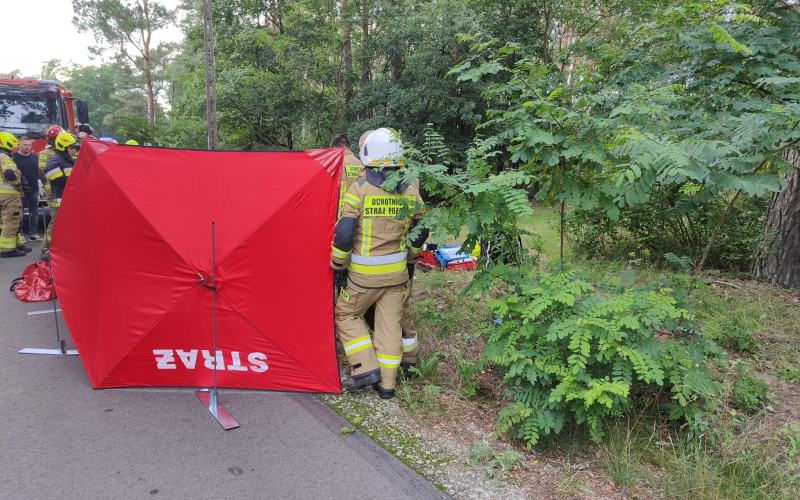 2/3 Wypadek motocyklisty w Orzelcu