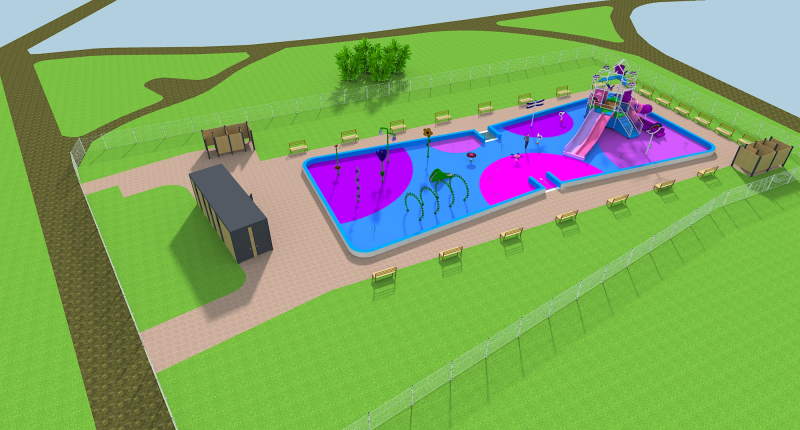 5/6 Koncepcje wodnego placu zabaw w parku Górczyńskim