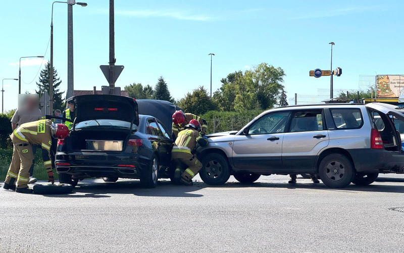 2/4 Wypadek przy ul. Śląskiej w Gorzowie