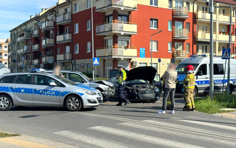 3/4 Wypadek przy ul. Śląskiej w Gorzowie