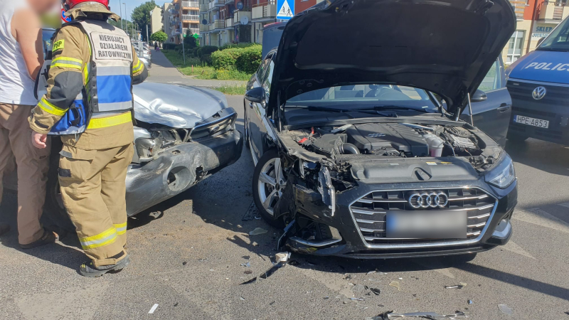 4/4 Wypadek przy ul. Śląskiej w Gorzowie