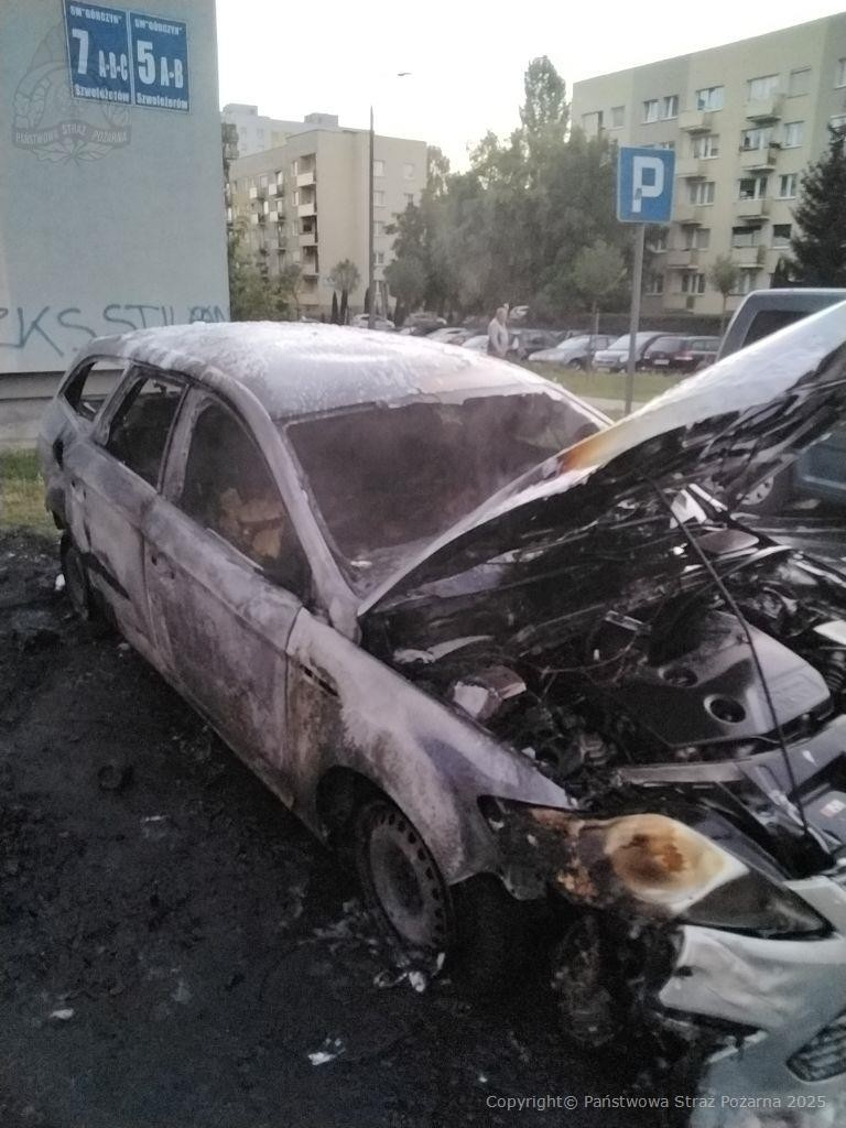 11/11 Pożar śmietników i samochodu na os. Górczyn
