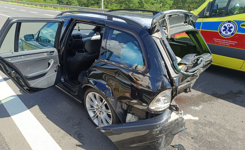 5/7 Zderzenie toyoty i BMW na S3