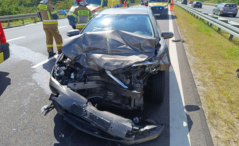 6/7 Zderzenie toyoty i BMW na S3