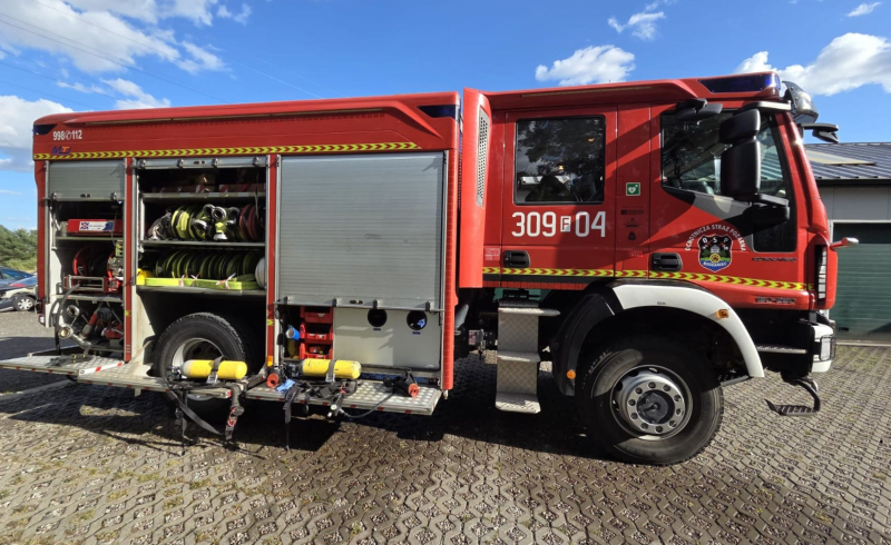 1/8 Pożar samochodów w Łupowie