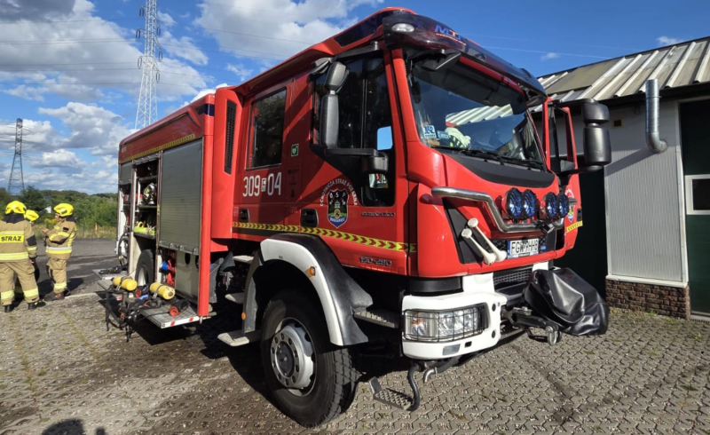 2/8 Pożar samochodów w Łupowie