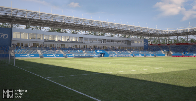 7/17 Wizualizacje stadionu piłkarskiego w Gorzowie