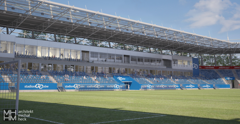 9/17 Wizualizacje stadionu piłkarskiego w Gorzowie