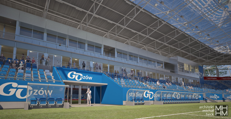 10/17 Wizualizacje stadionu piłkarskiego w Gorzowie
