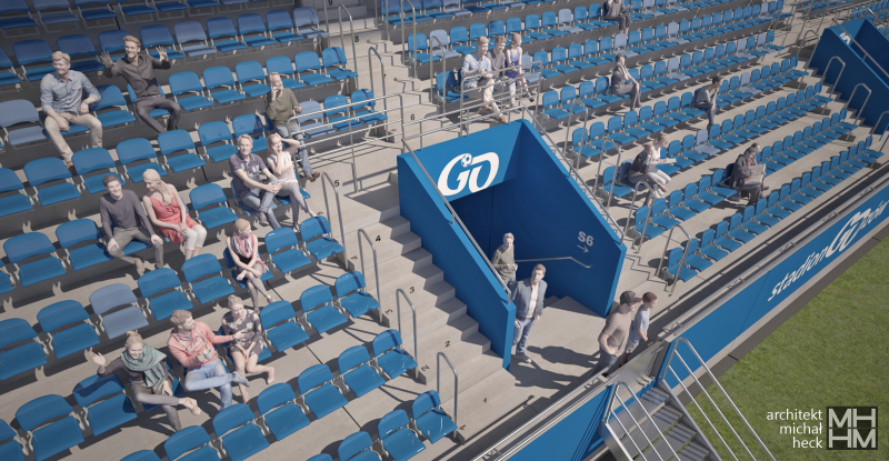 14/17 Wizualizacje stadionu piłkarskiego w Gorzowie