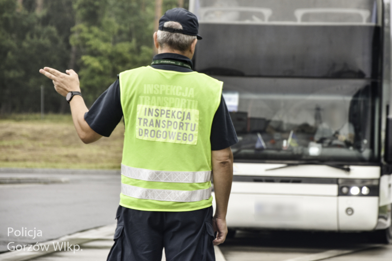 1/12 Kontrole autobusów na S3 koło Gorzowa