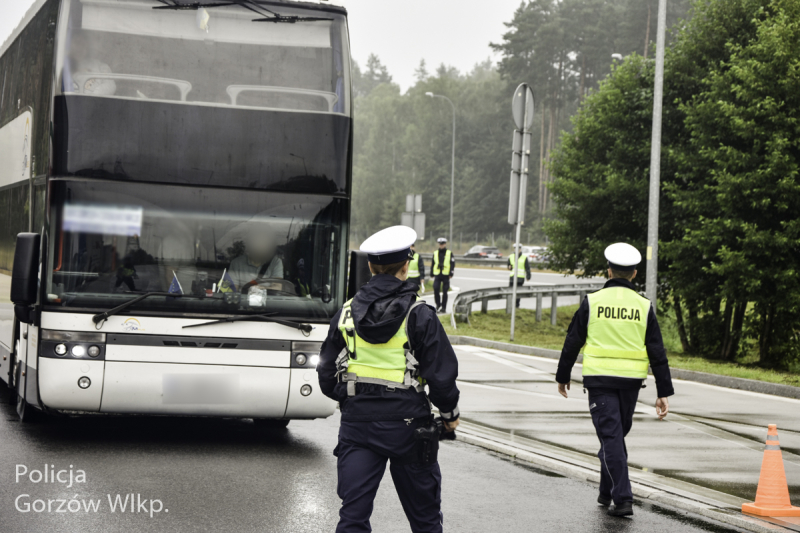 3/12 Kontrole autobusów na S3 koło Gorzowa